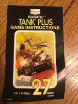 Sears Tele-Games Tank Plus - Game Instructions only Ships N 24h - £6.58 GBP