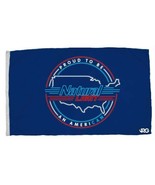 Natural Light Proud To Be An American Rowdy Gentleman Flag Blue - £27.65 GBP