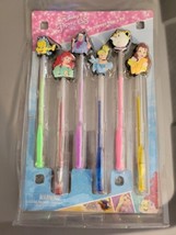NEW Disney Princess Fun Topper Multi-Colored Gel Pens Ariel Cinderella B... - $9.99
