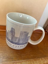 Starbucks Collector Series White &amp; Blue TWIN CITIES Minneapolis St. Paul Travel - £11.85 GBP
