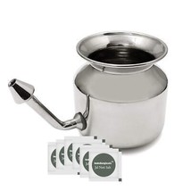 IndoSurgicals Stainless Steel Ayurvedic Jala Neti Pot for Sinus Nasal Cl... - £17.68 GBP