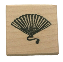 Stampa Rosa Rubber Stamp Hand Fan Card Making Craft Oriental Asian Theme A80-38 - £3.18 GBP