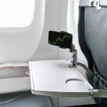 Airplane In Flight Mobile Phone Holder - Foldable Adjustable Rotatable P... - $14.27