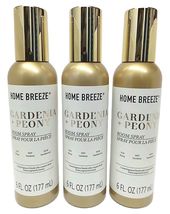Lot 3 Home breeze Gardenia + Peony Room Spray 6 oz Each - $19.79
