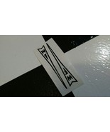 2 Black WF Western Flyer Buzz Bike Muscle Bike Bicycle FORK DART DECAL S... - $10.00