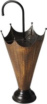 Umbrella Stand Antique Brass Distressed Sheet Iron Loader Hand-Craf - £202.29 GBP