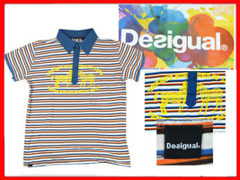 DESIGUAL Men&#39;s Polo Shirt Size M *HERE WITH DISCOUNT* DE07 T1P - £53.88 GBP