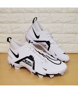 Nike Alpha Menace 3 Shark Football Cleats Mens Size 11 White Black CV058... - £62.93 GBP