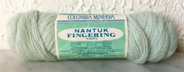 Vintage Columbia-Minerva Nantuk Fingering Yarn - 1 Skein Color Baby Green #5514 - £5.16 GBP
