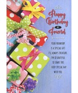 Happy Birthday My Friend - Birthday Greeting Card - 07280 - $2.79