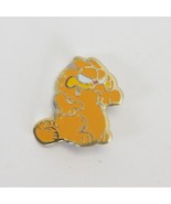 Garfield Enamel Pin .9&quot; Tall x .8 Wide Orange Cat Brooch Lapel Pin - £9.51 GBP