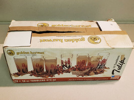 Vintage Anchor Glass Container Corporation Set of 10 Tulips Tumblers Gla... - £47.38 GBP