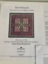 &#39;06 Mandala Desert Diamonds Needlepoint Pattern Stitch Elegance Willis G... - £13.87 GBP