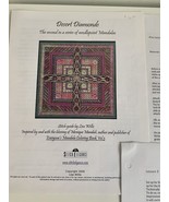 &#39;06 Mandala Desert Diamonds Needlepoint Pattern Stitch Elegance Willis G... - £13.87 GBP