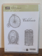 Stampin&#39; Up! FEELING SENTIMENTAL Stamp Set of 4 Stamps - USED - £11.42 GBP