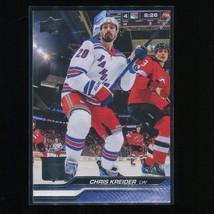 2023-24 Upper Deck Hockey Series 2 Chris Kreider Base #368 New York Rangers - £1.57 GBP