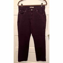 Levis 505 Womens Jeans Dark Plum Purple Straight Leg Size 31 (30x30) - £12.41 GBP