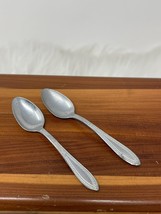 Vintage Germany Aluminum Miniature Salt Spoons 3-1/4” (2) - £35.73 GBP