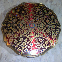 Stratton of England Powder Compact Glass Mirror English Enameled Floral ... - $2,907.66 MXN