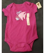 NWT New With Tags Baby GAP Girl&#39;s Pink Angel Fish One Piece Size 6-12 Mo... - £22.81 GBP