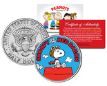 Peanuts SNOOPY vs. RED BARON JFK Half Dollar US Colorized Coin *Licensed* - £6.76 GBP