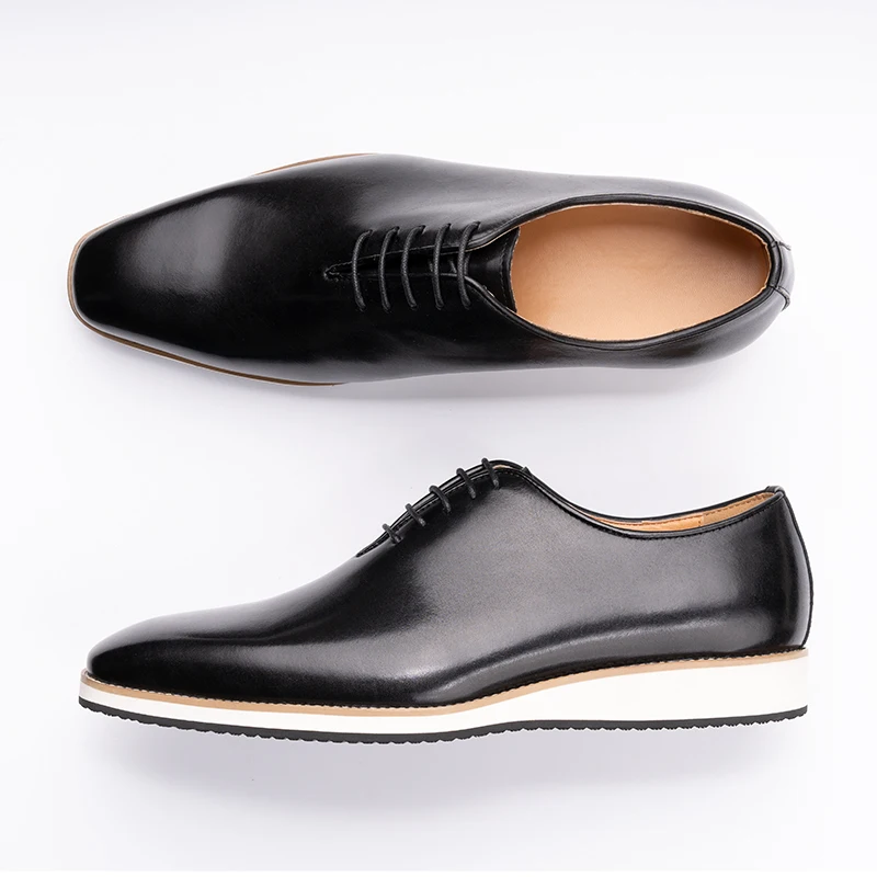 Classic Style Design Luxury Black Oxford Men Sneaker Shoes Daily Casual ... - $138.64