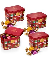 Godiva Holiday Chocolate Truffles Tin Box Gift Set 15 Wrapped Truffles Ea. x12 - $89.09