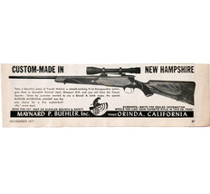 1977 Maynard P Buehler Orinda California Advertisement Hunting Firearms ... - $19.99