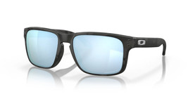 Oakley Holbrook Polarized Sunglasses OO9102-T955 Black Camo W/ Prizm Deep Water - £101.19 GBP