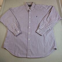 Ralph Lauren Blake Striped Button Down Shirt Men’s L Cotton Hong Kong - $42.99