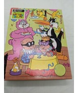 Vintage 1990 Looney Tunes Costume Party 63 Piece Puzzle Complete - $12.03