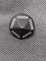 Vintage D10 1000s Black Dice With White - $19.79