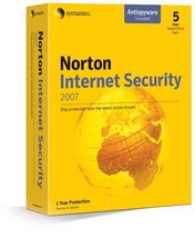 Norton Internet Security Suite 2007 - 5 User - $69.25