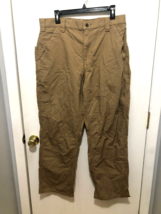 NWT Carhartt Loose Fit Canvas Utility Work Pants Mens 36X30 Khaki Color NEW - $31.67
