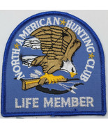 North American Hunting Club Life Member 3.5&quot; x 3.75&quot; Badge Patch - £8.64 GBP