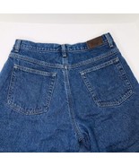 LL Bean Double L Green Fleece Lined Women&#39;s Denim Jeans Size 12 Relaxed Fit - £23.35 GBP