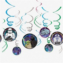 Cosmic Swirl Party Decorations - 12 Pack of 5&quot; and 7&quot; Paper Hanging Ornaments fo - $29.69