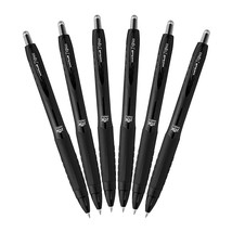 Uni-Ball Signo 307 Retractable Gel Ink Pen, 6-Count (Medium, Black) - £18.17 GBP