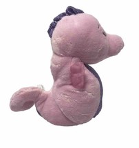Baby Ganz Lavender Shiny Purple and Pink Coastal Sea Horse Rattle Lovey  nwt - £7.65 GBP
