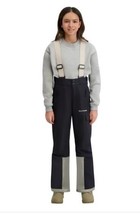 Dakine Boys Girls Snow Pants Black Suspenders Wind Water Resistant Pockets - $52.99