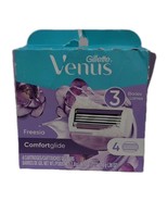 Gillette Venus ComfortGlide Replacement Cartridges 4 Refills Freesesia NEW - $294.05 MXN