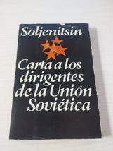 Card To los Dirigentes de The Union Soviet Soljenitsin 1974 - Book Spani... - $26.36