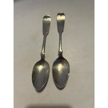 Towle Sterling Silver Tipped Pattern 5 1/2&quot; Teaspoons Monogram K 30g - £29.17 GBP