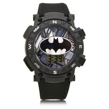 Batman Dc Comics Superhero Digital Lcd Watch w/ Flashing Light-Up Face Nwt Nib - £8.68 GBP