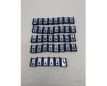 *INCOMPLETE* (38) 1986 Stratego Blue Player Board Game Replacement Pieces - $19.79