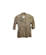 London Fog Womens Tan Pea Coat W/ Removable Liner Size 8 Petite Trench J... - $13.73