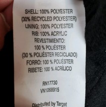 Cat & Jack Toddler 2T- 5T Fleece Black Mittens  Water Resistant  image 4