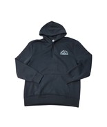 Hurley Surf Co Hoodie Mens Large Black Pockets Drawstring Cotton Blend F... - $17.77