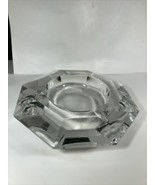 Beautiful Vintage VAL ST LAMBERT Amadis Crystal 8-Sided Ashtray Trinket ... - $74.40 CAD