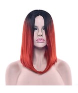 Soowee 11 Colors Synthetic Hair Black To Red Ombre Hair Short Straight B... - £7.35 GBP+